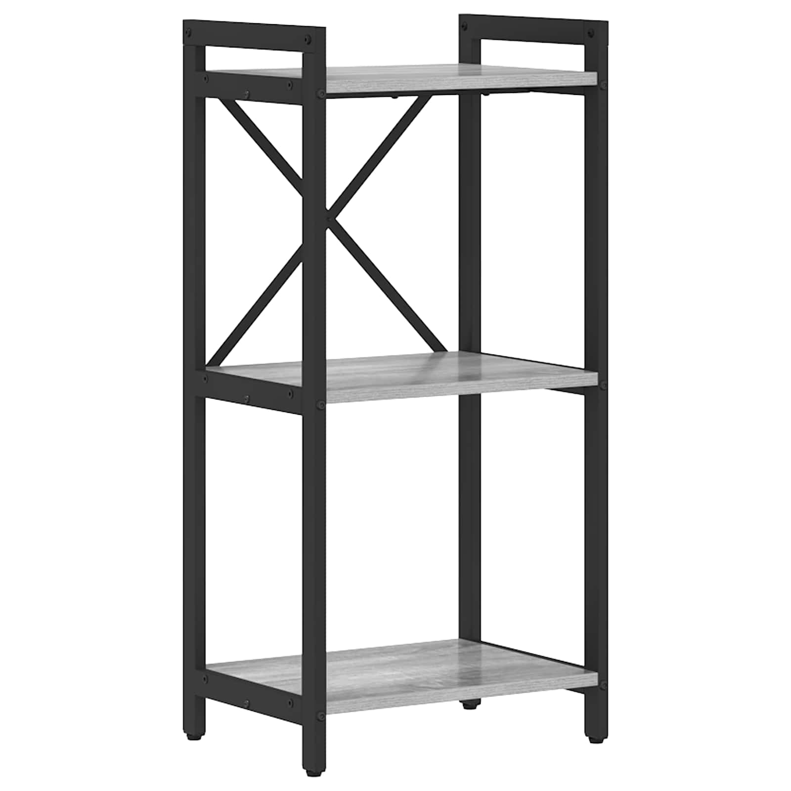 Boekenkast Grijs sonoma 40 x 30 x 85 cm Bewerkt hout is nu te koop bij PeponiXL, paradijselijk wonen!