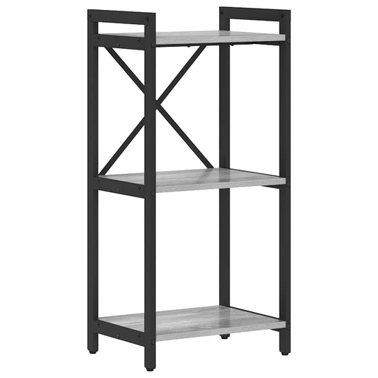 Boekenkast Grijs sonoma 40 x 30 x 85 cm Bewerkt hout is nu te koop bij PeponiXL, paradijselijk wonen!