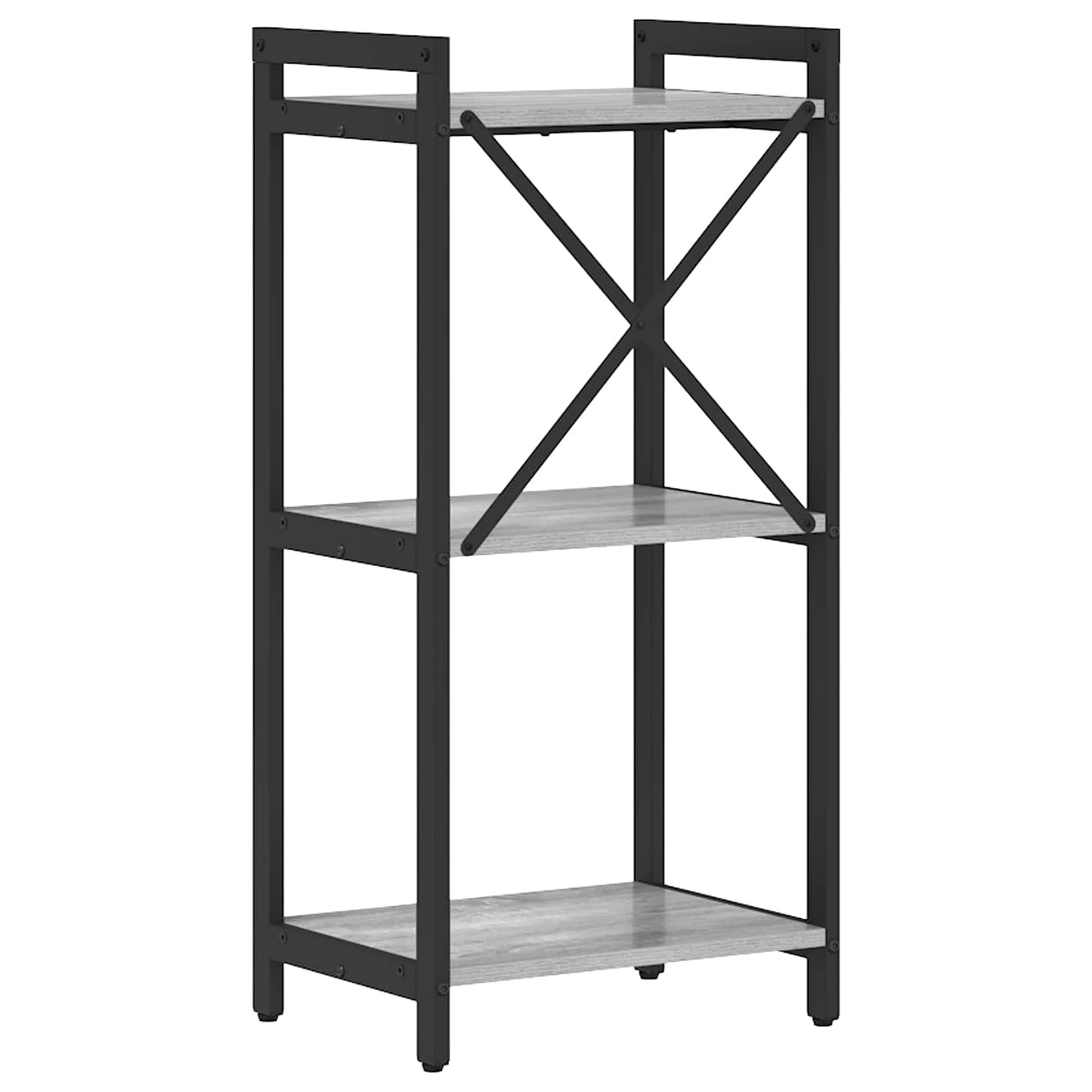 Boekenkast Grijs sonoma 40 x 30 x 85 cm Bewerkt hout is nu te koop bij PeponiXL, paradijselijk wonen!