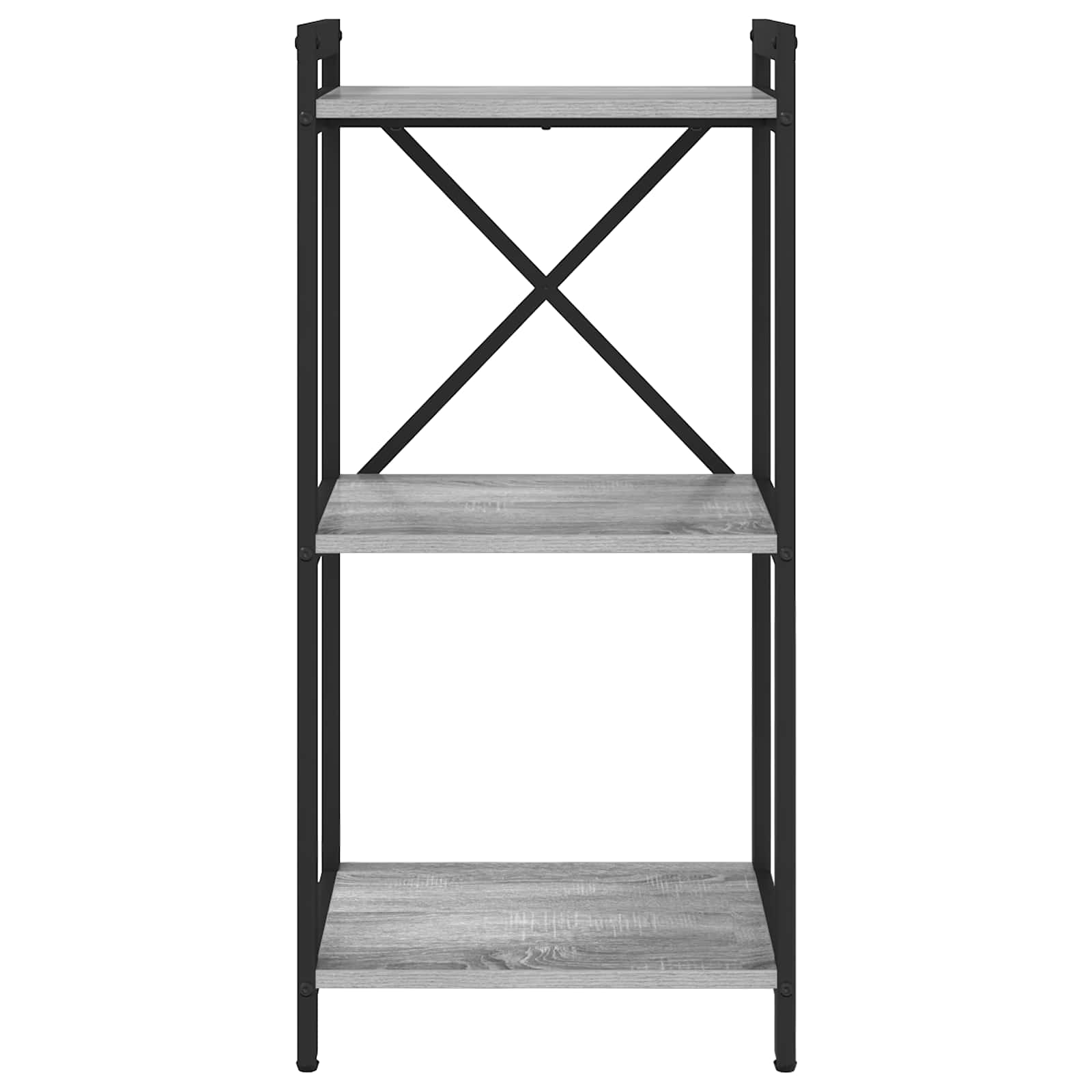 Boekenkast Grijs sonoma 40 x 30 x 85 cm Bewerkt hout is nu te koop bij PeponiXL, paradijselijk wonen!