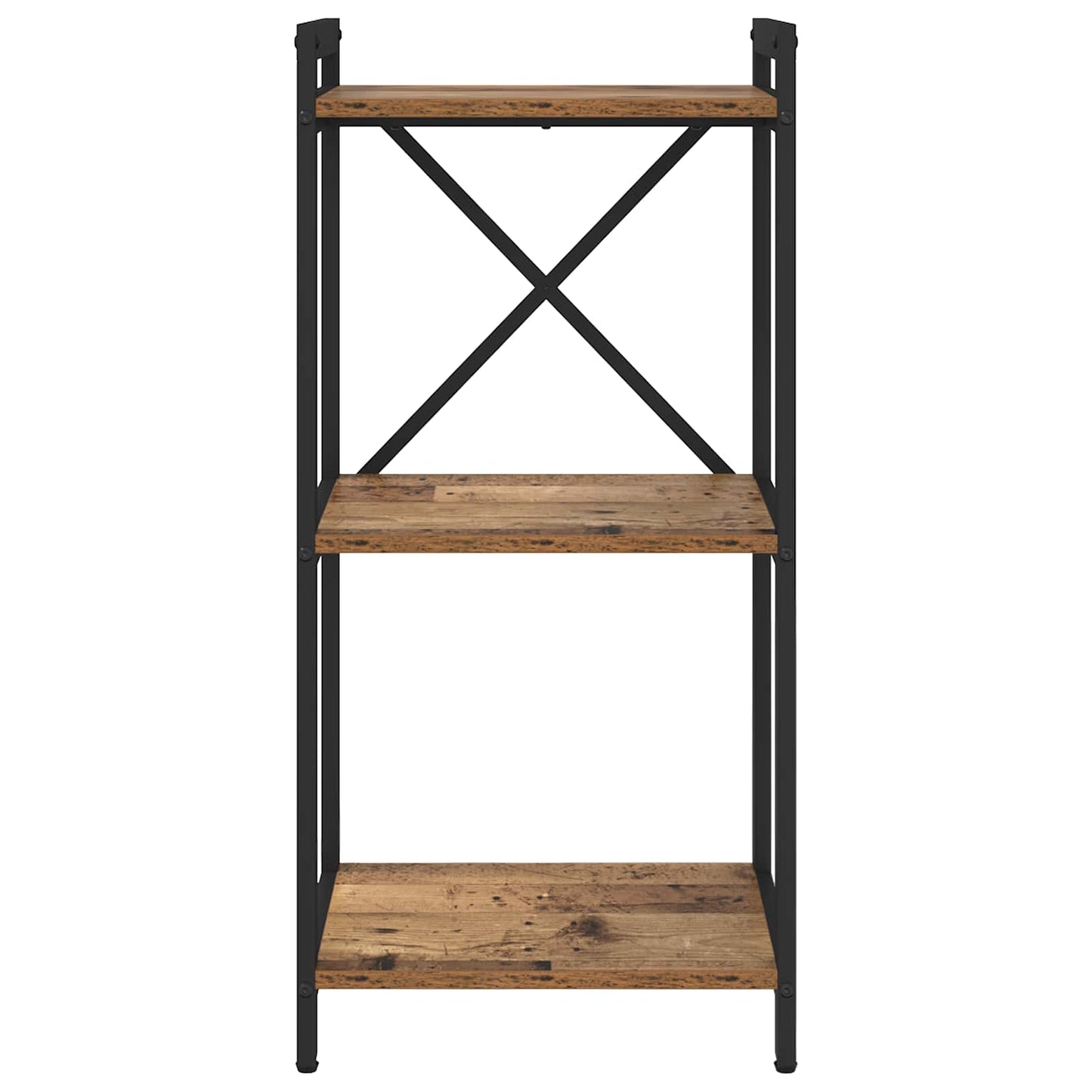 Boekenkast Oud hout 40 x 30 x 85 cm Bewerkt hout is nu te koop bij PeponiXL, paradijselijk wonen!