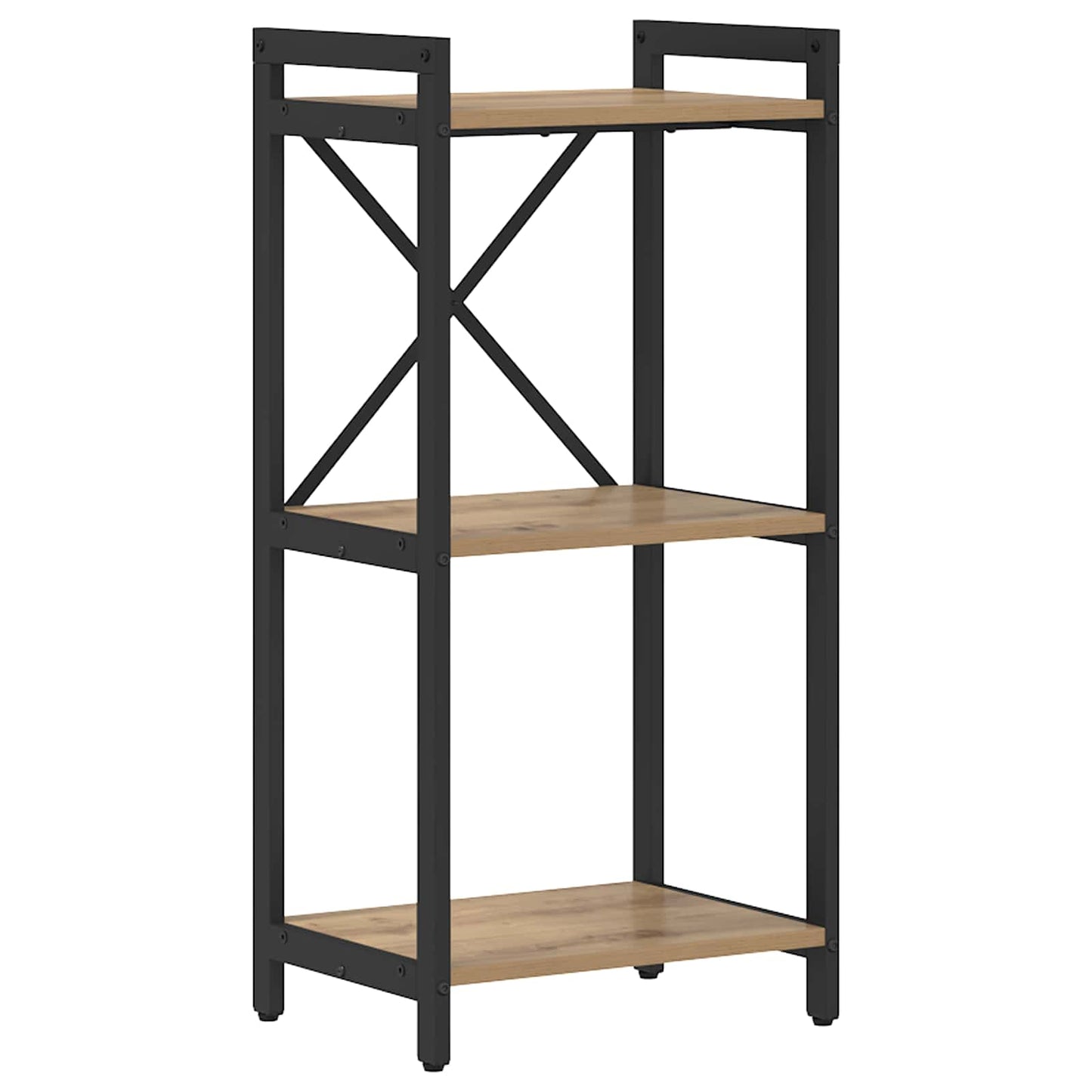 Boekenkast 40 x 30 x 85 cm Bewerkt hout Artisan Eiken is nu te koop bij PeponiXL, paradijselijk wonen!