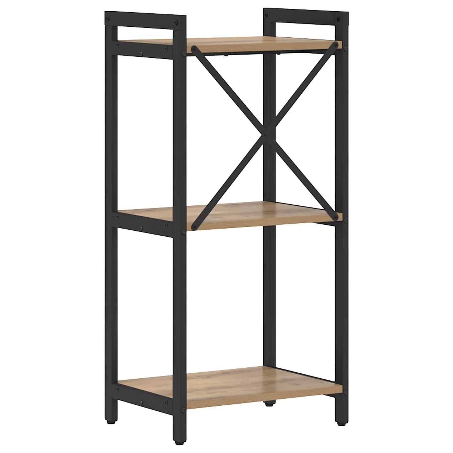 Boekenkast 40 x 30 x 85 cm Bewerkt hout Artisan Eiken is nu te koop bij PeponiXL, paradijselijk wonen!