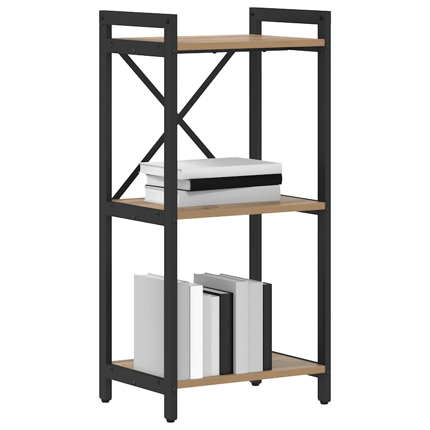 Boekenkast 40 x 30 x 85 cm Bewerkt hout Artisan Eiken is nu te koop bij PeponiXL, paradijselijk wonen!