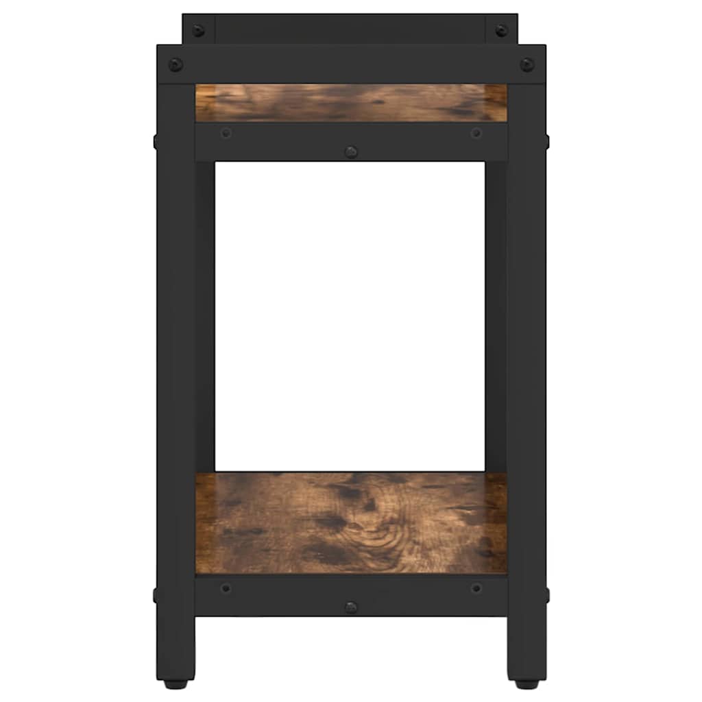 Boekenkast Gerookt eiken 40 x 30 x 50 cm Bewerkt hout is nu te koop bij PeponiXL, paradijselijk wonen!