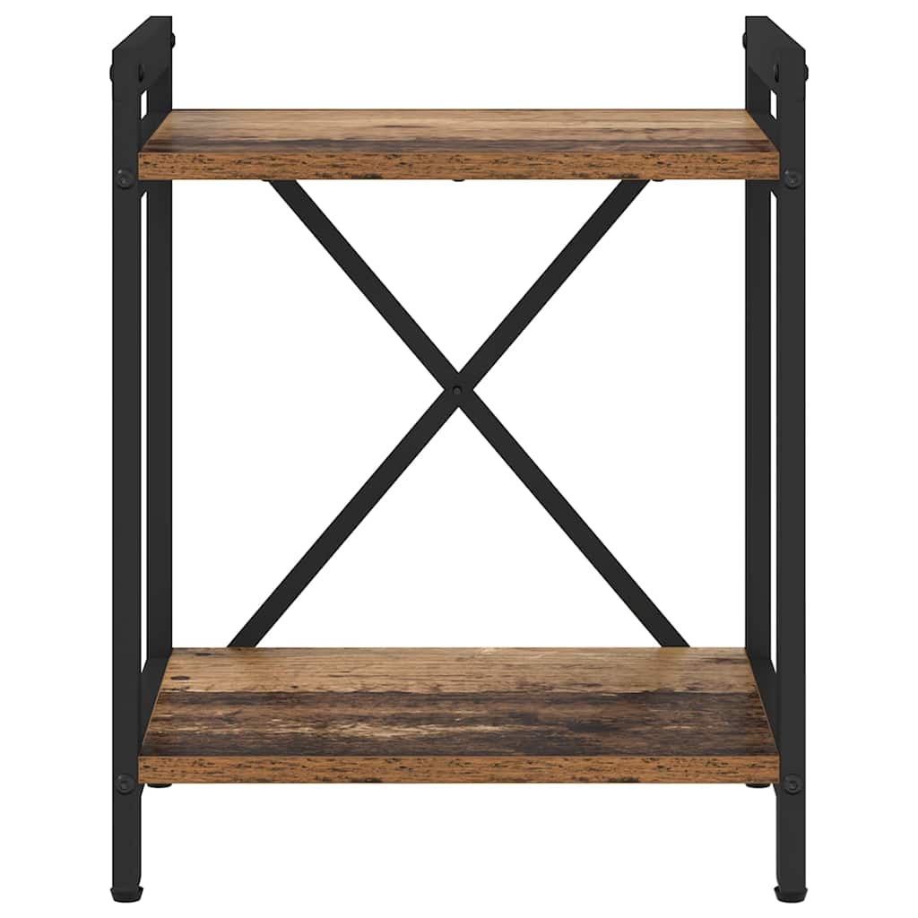 Boekenkast Oud hout 40 x 30 x 50 cm Bewerkt hout is nu te koop bij PeponiXL, paradijselijk wonen!