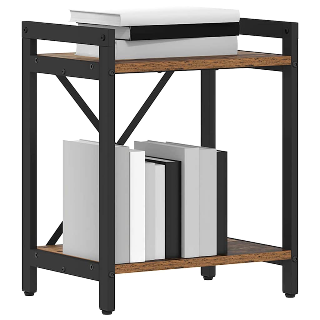 Boekenkast Oud hout 40 x 30 x 50 cm Bewerkt hout is nu te koop bij PeponiXL, paradijselijk wonen!