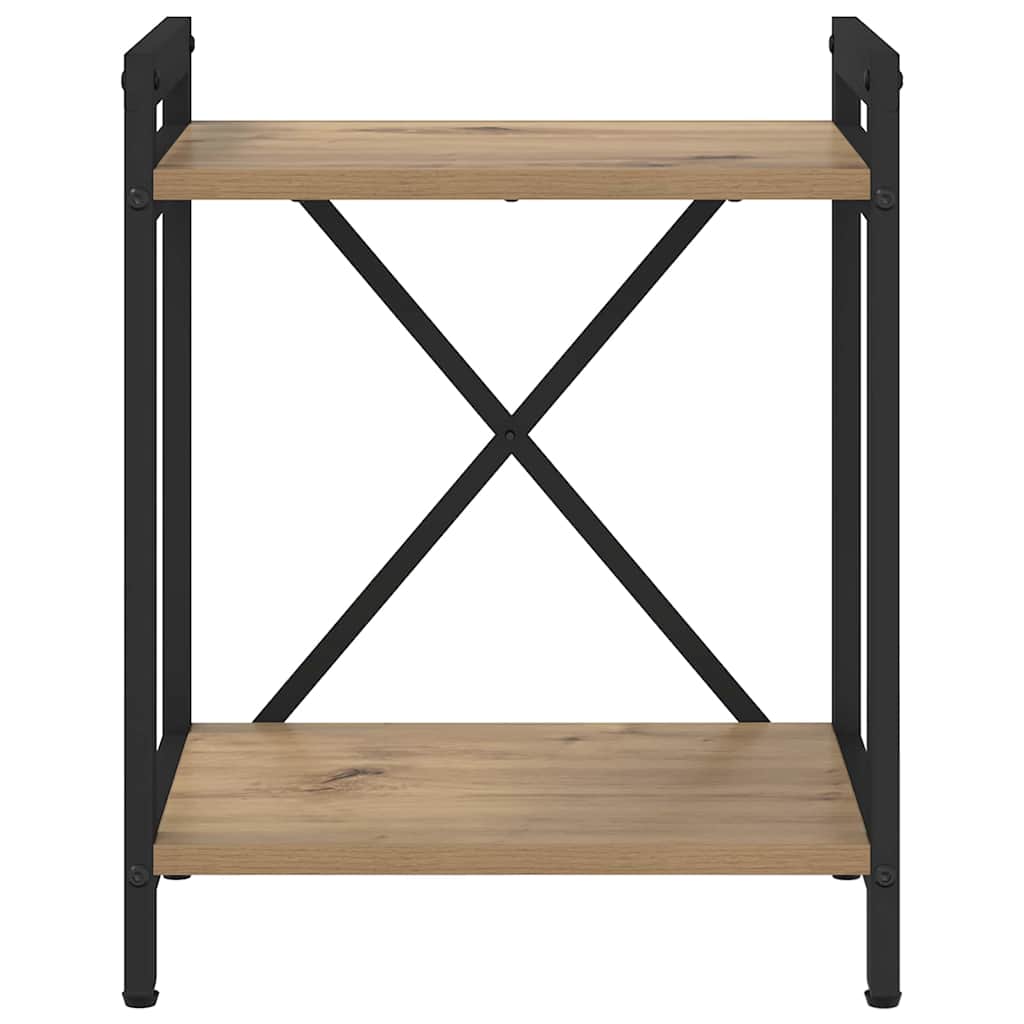 Boekenkast Artisan Eiken 40 x 30 x 50 cm Bewerkt hout is nu te koop bij PeponiXL, paradijselijk wonen!