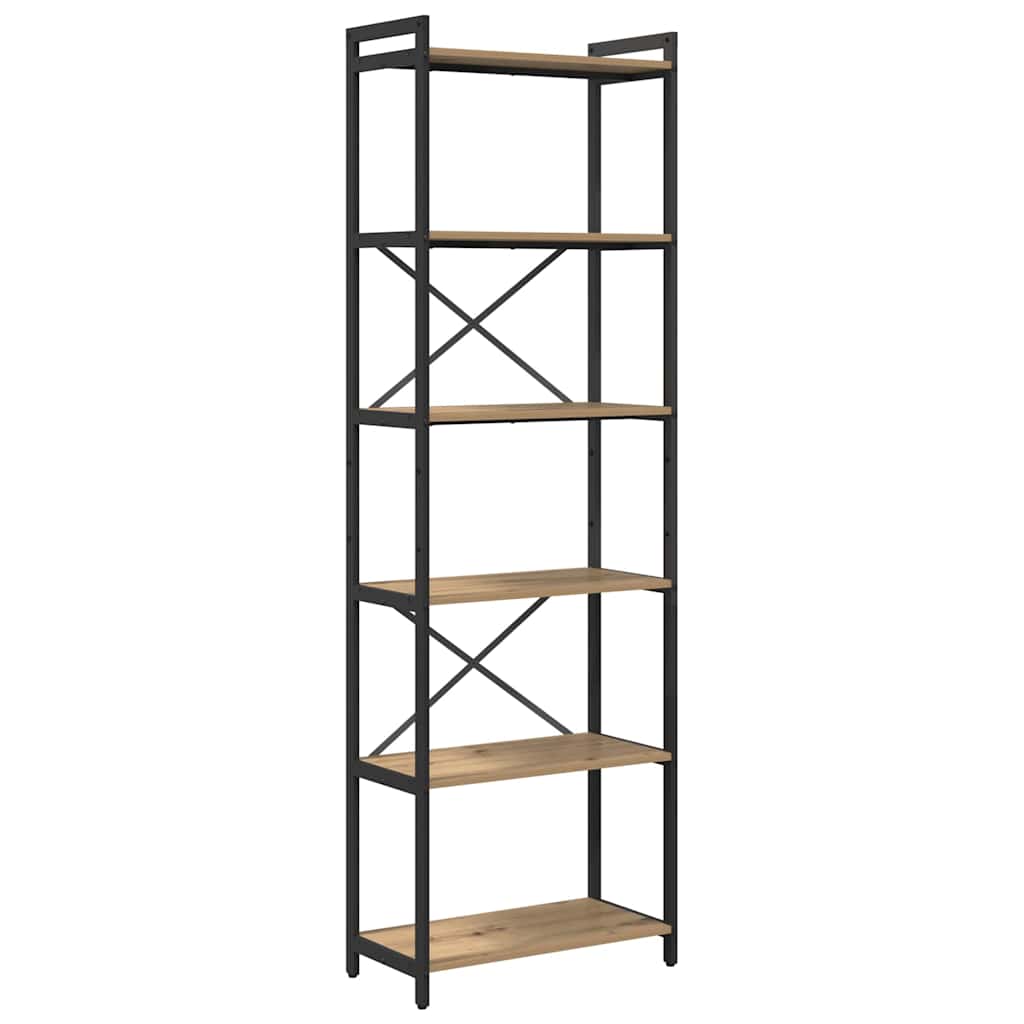 Boekenkast Artisan Eiken 40 x 30 x 85 cm Bewerkt hout is nu te koop bij PeponiXL, paradijselijk wonen!