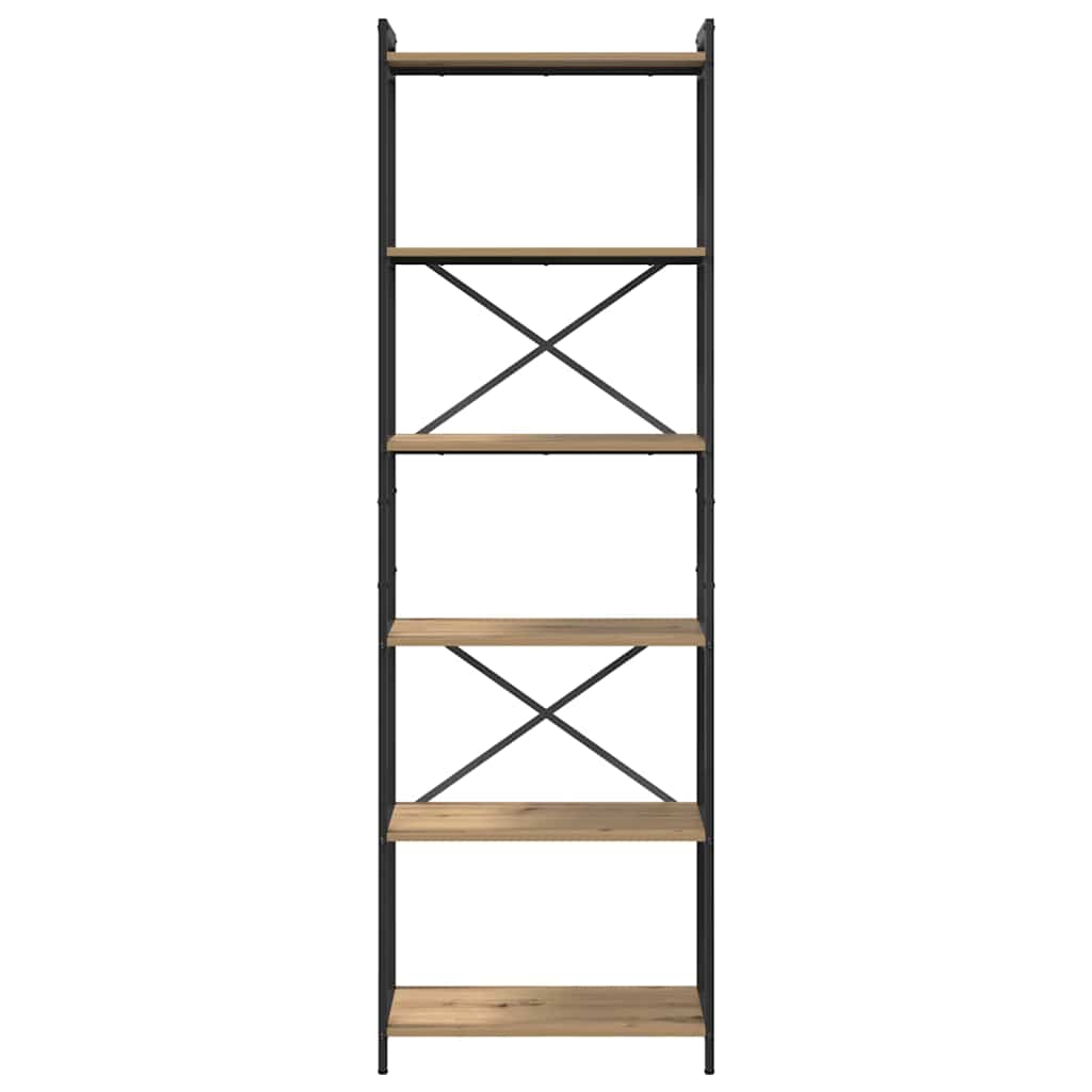 Boekenkast Artisan Eiken 40 x 30 x 85 cm Bewerkt hout is nu te koop bij PeponiXL, paradijselijk wonen!