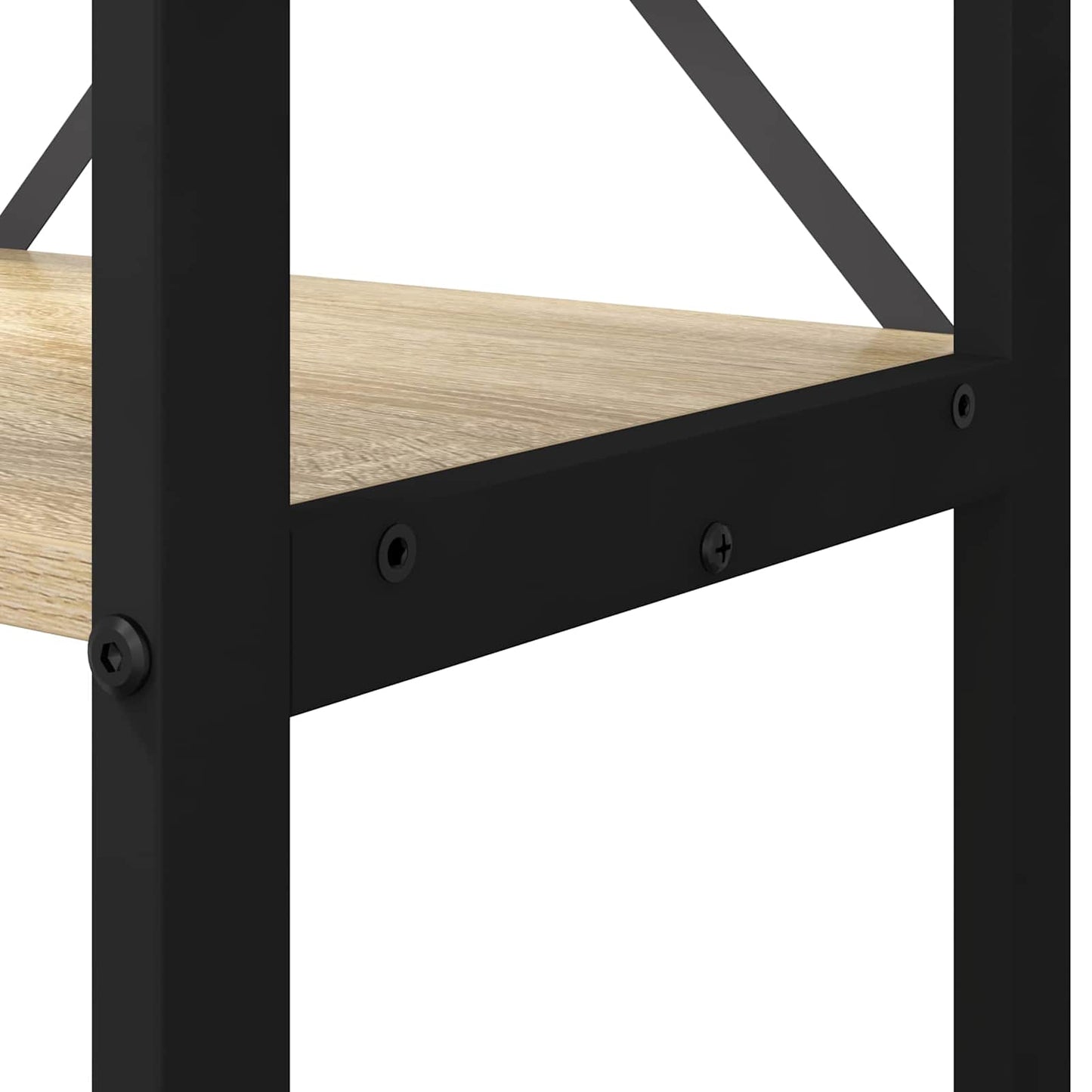 Boekenkast Sonoma Eiken 60 x 30 x 155 cm Bewerkt hout is nu te koop bij PeponiXL, paradijselijk wonen!