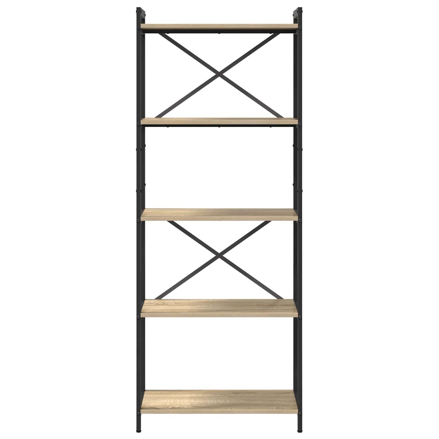 Boekenkast Sonoma Eiken 60 x 30 x 155 cm Bewerkt hout is nu te koop bij PeponiXL, paradijselijk wonen!