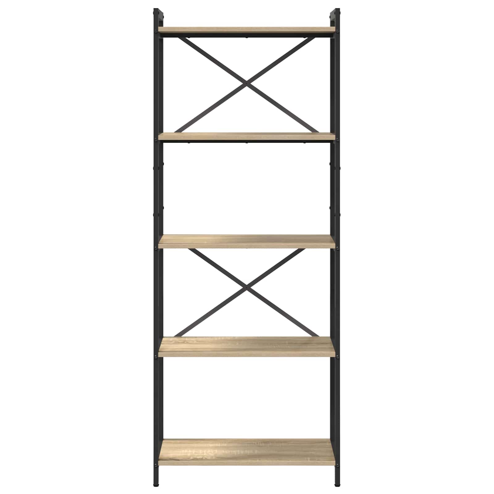 Boekenkast Sonoma Eiken 60 x 30 x 155 cm Bewerkt hout is nu te koop bij PeponiXL, paradijselijk wonen!