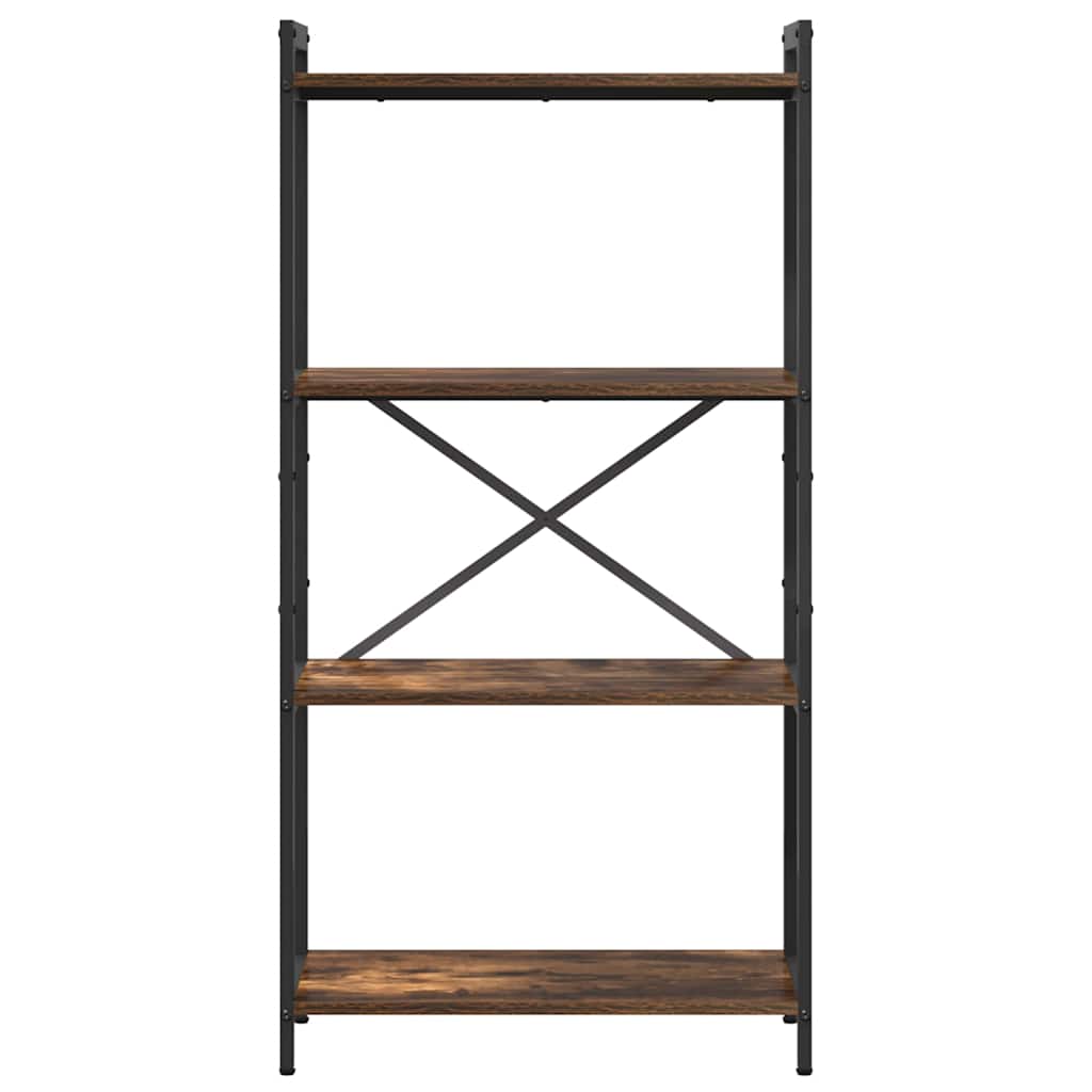 Boekenkast Gerookt eiken 40 x 30 x 85 cm Bewerkt hout is nu te koop bij PeponiXL, paradijselijk wonen!