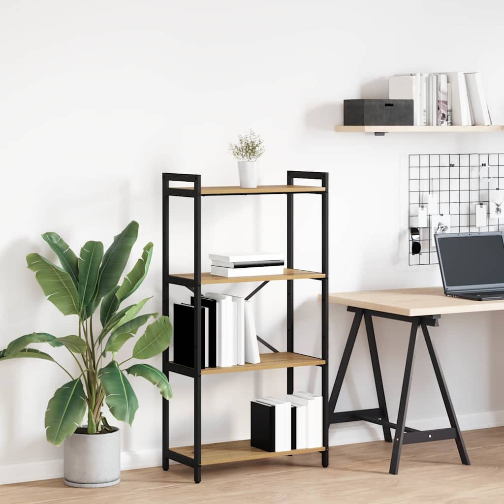 Boekenkast Artisan Eiken 40 x 30 x 85 cm Bewerkt hout is nu te koop bij PeponiXL, paradijselijk wonen!