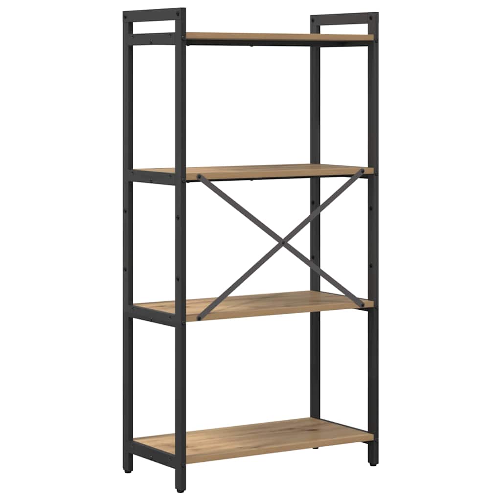 Boekenkast Artisan Eiken 40 x 30 x 85 cm Bewerkt hout is nu te koop bij PeponiXL, paradijselijk wonen!