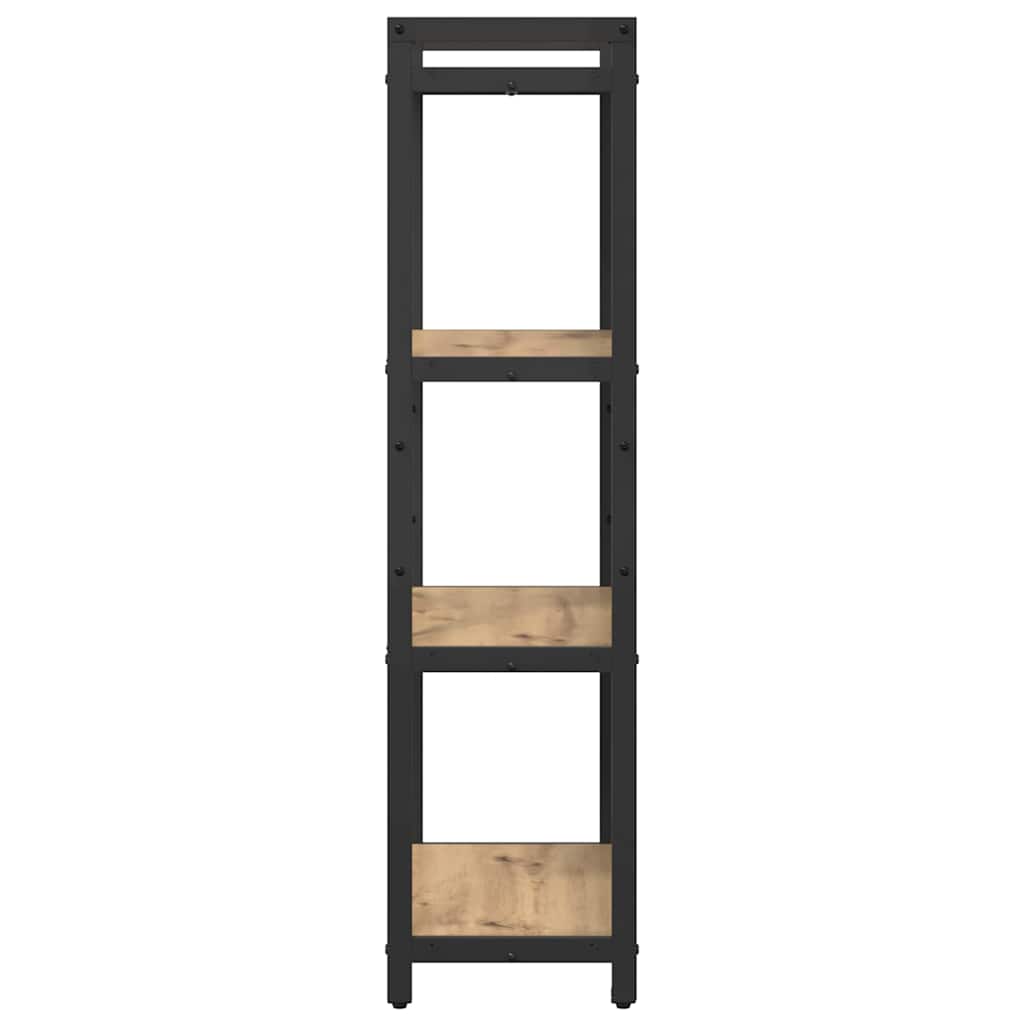 Boekenkast Artisan Eiken 40 x 30 x 85 cm Bewerkt hout is nu te koop bij PeponiXL, paradijselijk wonen!