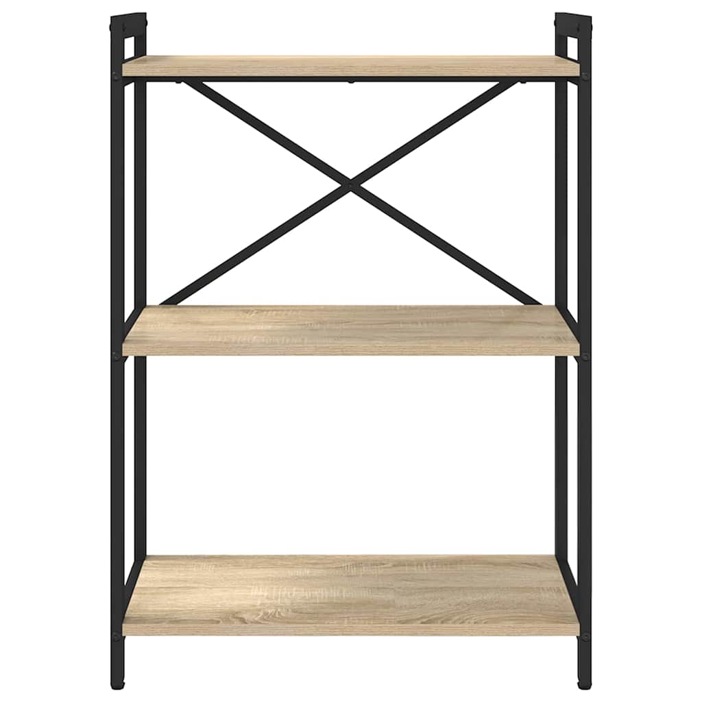 Boekenkast Sonoma Eiken 60 x 30 x 85 cm Bewerkt hout is nu te koop bij PeponiXL, paradijselijk wonen!