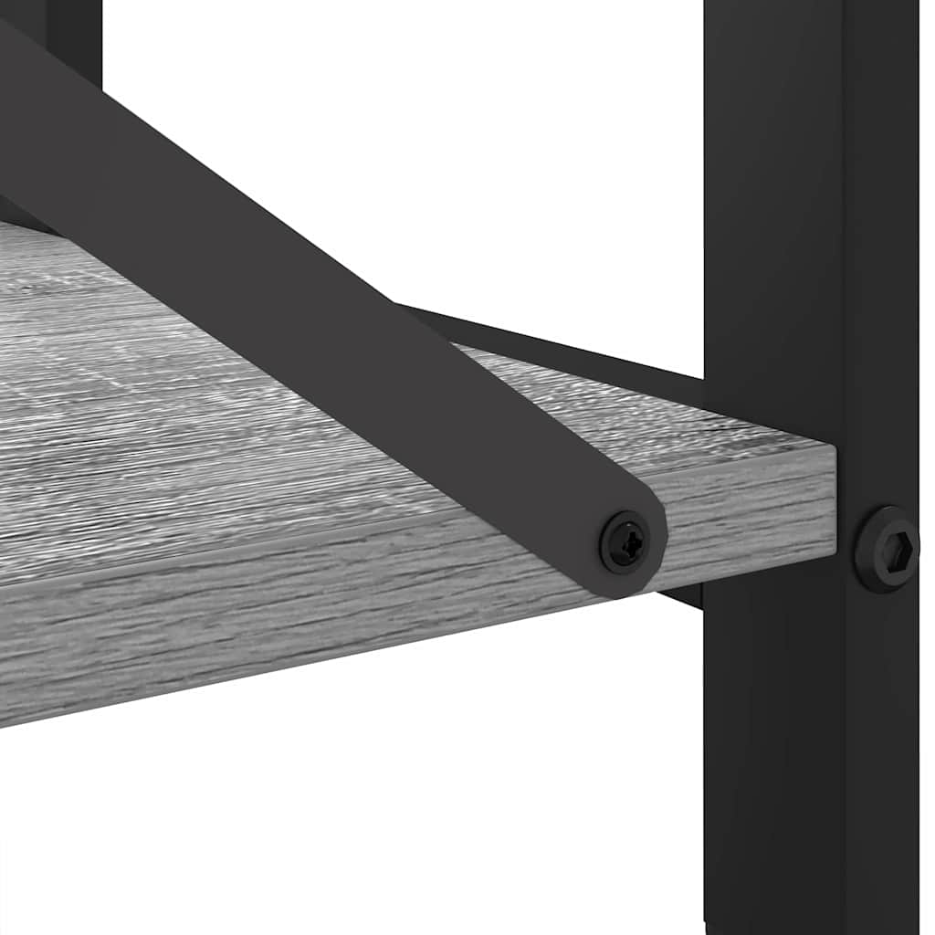 Boekenkast Grijs sonoma 60 x 30 x 85 cm Bewerkt hout is nu te koop bij PeponiXL, paradijselijk wonen!