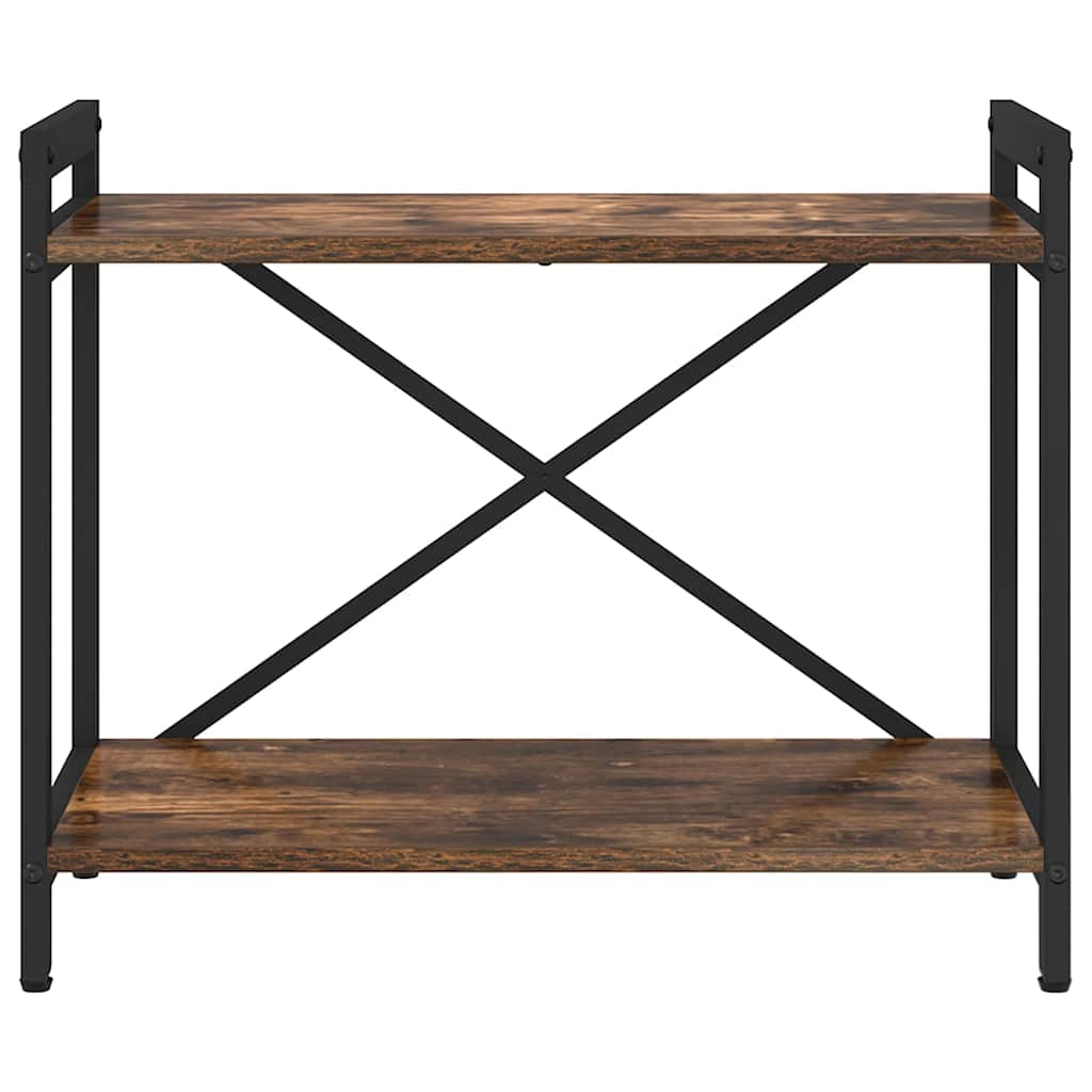 Boekenkast Gerookt eiken 60 x 30 x 50 cm Bewerkt hout is nu te koop bij PeponiXL, paradijselijk wonen!