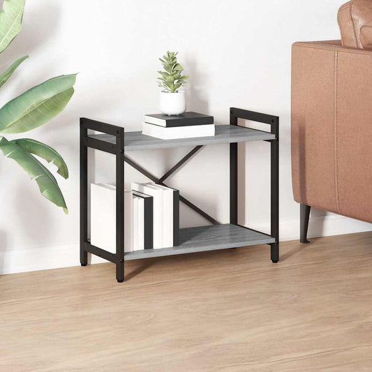 Boekenkast Grijs sonoma 60 x 30 x 50 cm Bewerkt hout is nu te koop bij PeponiXL, paradijselijk wonen!