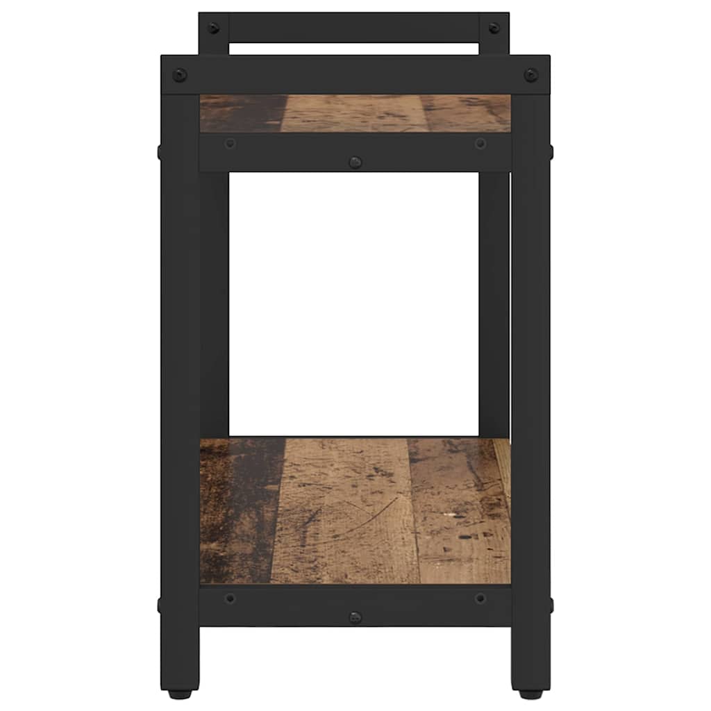 Boekenkast Oud hout 60 x 30 x 50 cm Bewerkt hout is nu te koop bij PeponiXL, paradijselijk wonen!