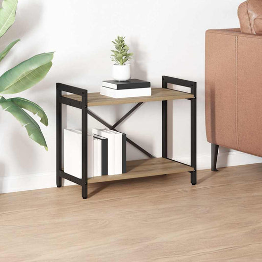 Boekenkast Artisan Eiken 60 x 30 x 50 cm Bewerkt hout is nu te koop bij PeponiXL, paradijselijk wonen!