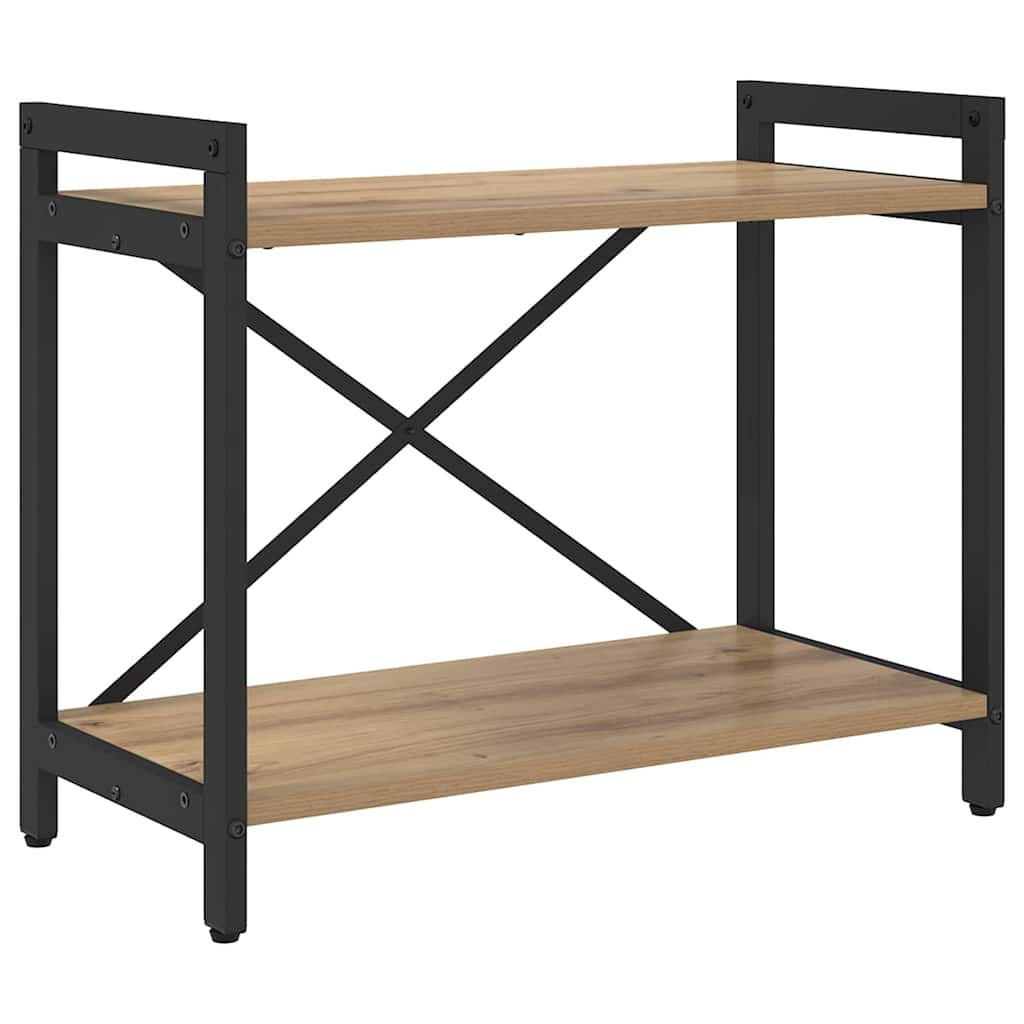 Boekenkast Artisan Eiken 60 x 30 x 50 cm Bewerkt hout is nu te koop bij PeponiXL, paradijselijk wonen!