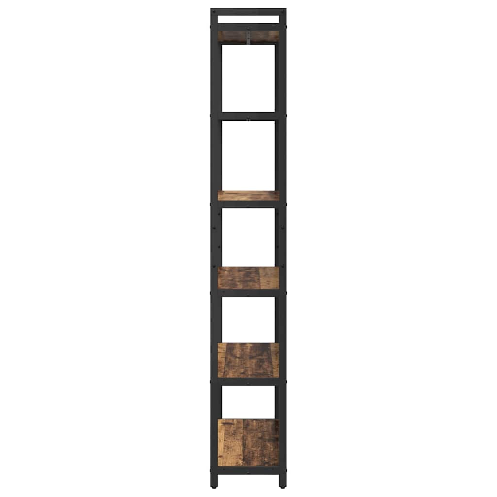 Boekenkast Oud hout 80 x 30 x 189,5 cm Bewerkt hout is nu te koop bij PeponiXL, paradijselijk wonen!