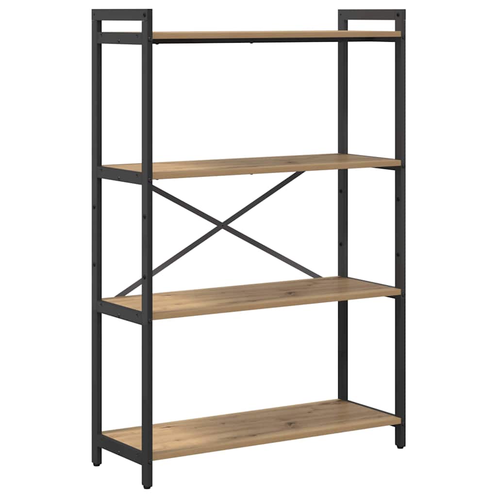 Boekenkast Artisan Eiken 80 x 30 x 120 cm Bewerkt hout is nu te koop bij PeponiXL, paradijselijk wonen!