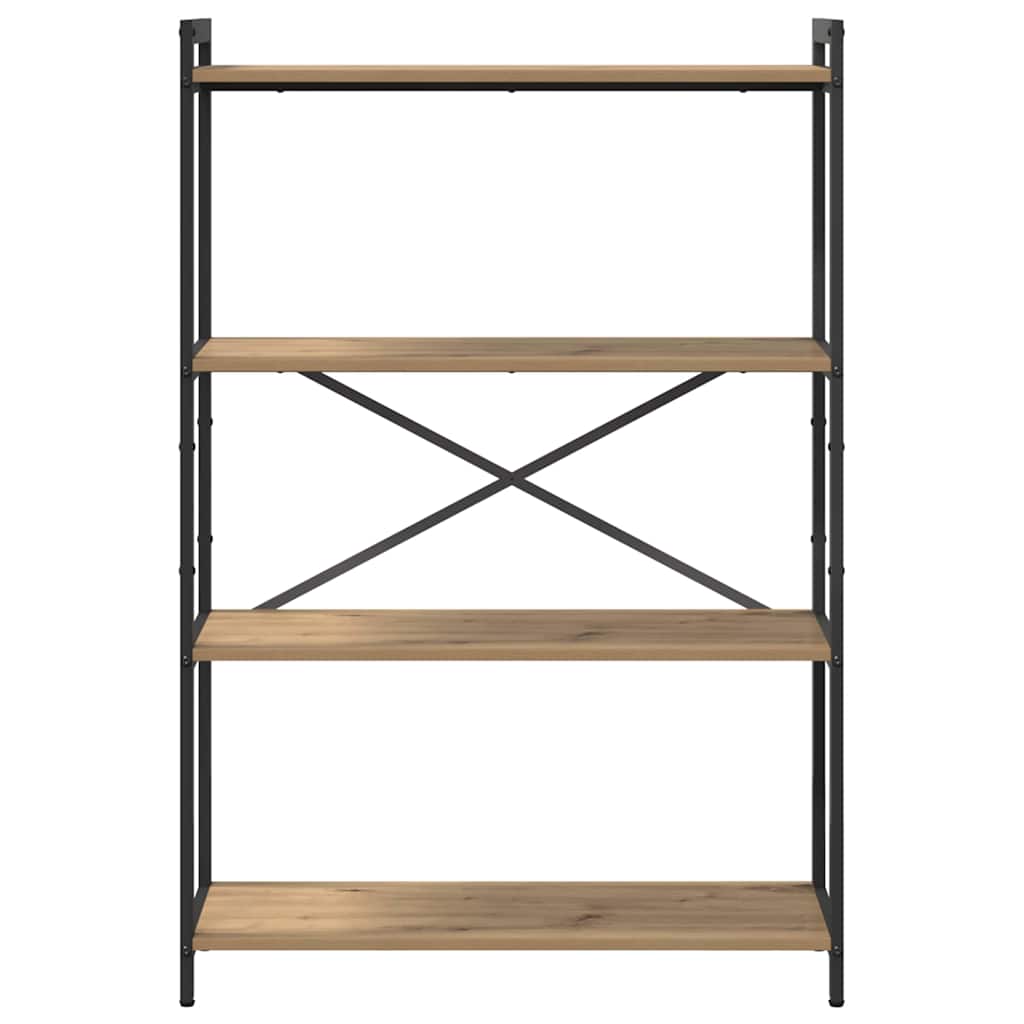 Boekenkast Artisan Eiken 80 x 30 x 120 cm Bewerkt hout is nu te koop bij PeponiXL, paradijselijk wonen!