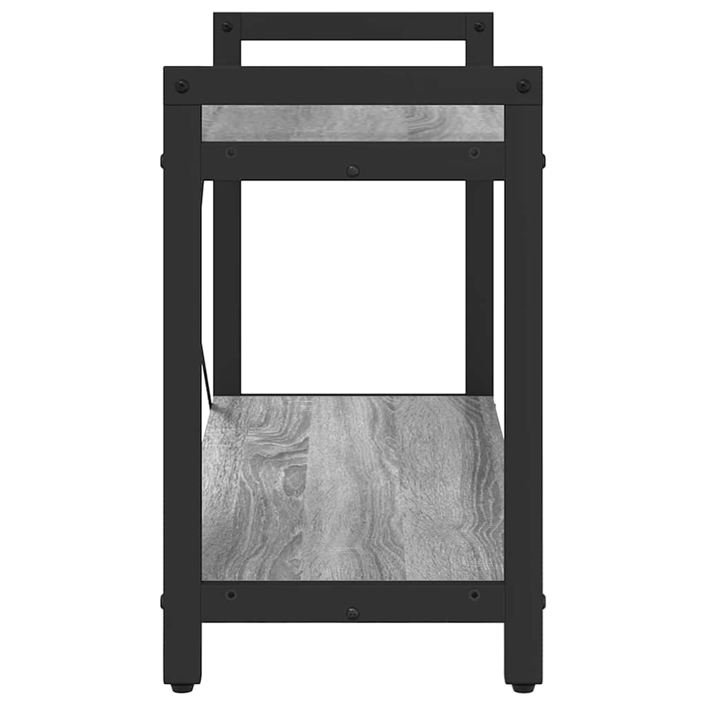 Boekenkast Grijs sonoma 40 x 30 x 85 cm Bewerkt hout is nu te koop bij PeponiXL, paradijselijk wonen!