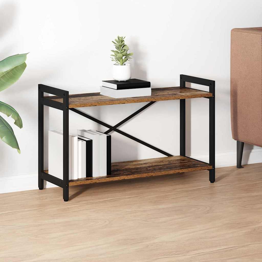 Boekenkast Oud hout 40 x 30 x 85 cm Bewerkt hout is nu te koop bij PeponiXL, paradijselijk wonen!