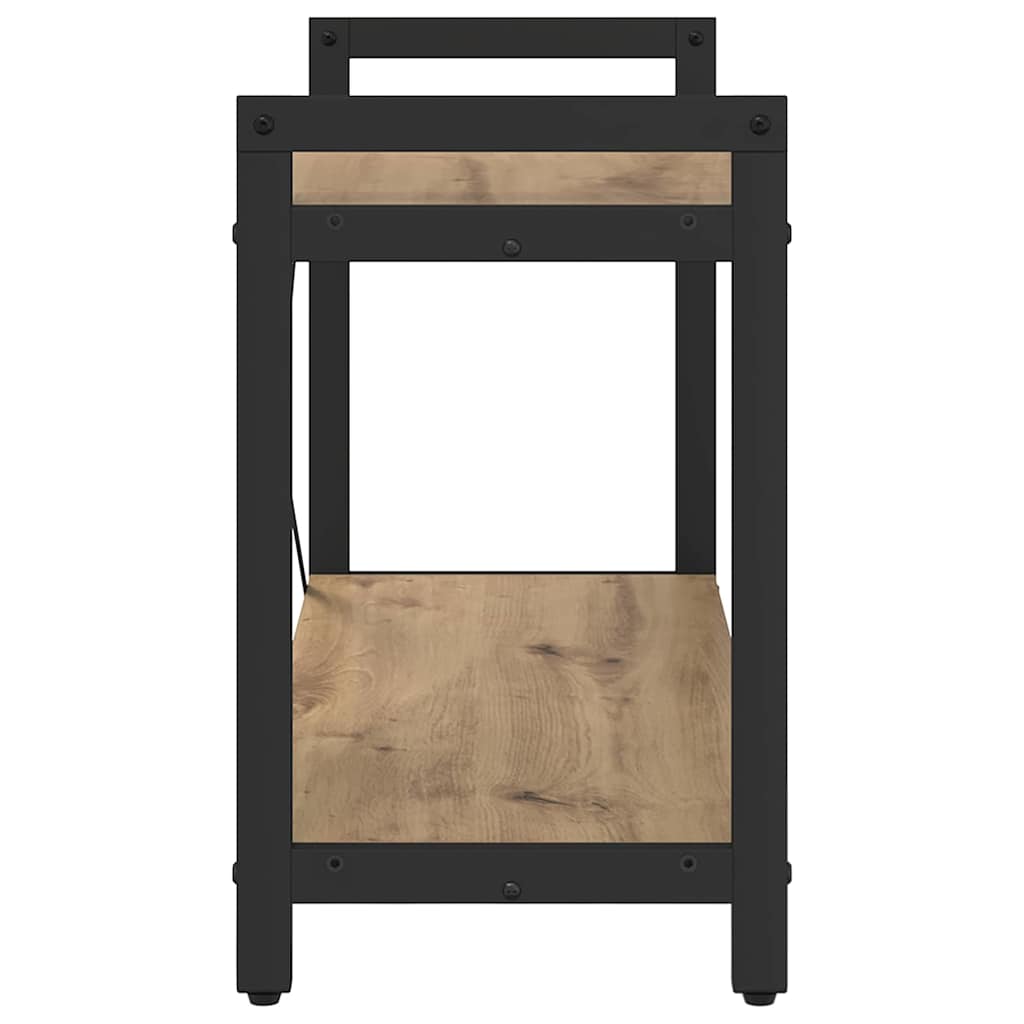 Boekenkast Artisan Eiken 40 x 30 x 85 cm Bewerkt hout is nu te koop bij PeponiXL, paradijselijk wonen!