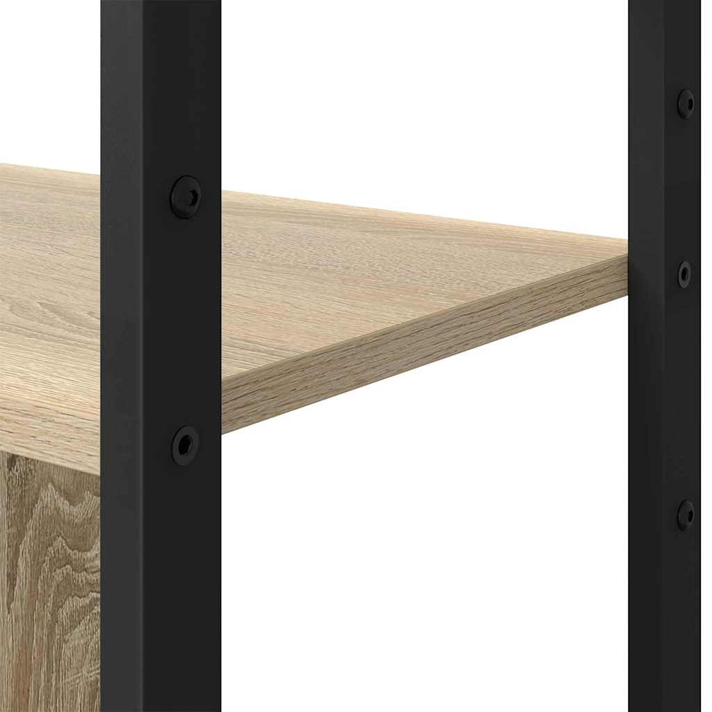 Boekenkast Sonoma Eiken 80 x 30 x 155,5 cm Bewerkt hout is nu te koop bij PeponiXL, paradijselijk wonen!