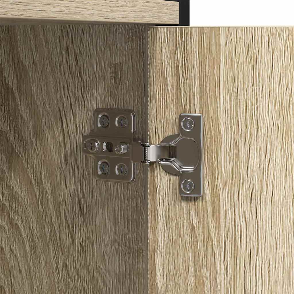 Boekenkast Sonoma Eiken 80 x 30 x 155,5 cm Bewerkt hout is nu te koop bij PeponiXL, paradijselijk wonen!