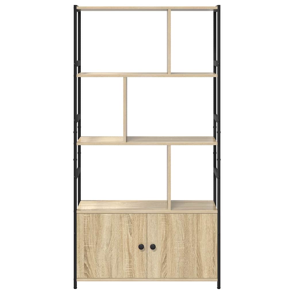 Boekenkast Sonoma Eiken 80 x 30 x 155,5 cm Bewerkt hout is nu te koop bij PeponiXL, paradijselijk wonen!
