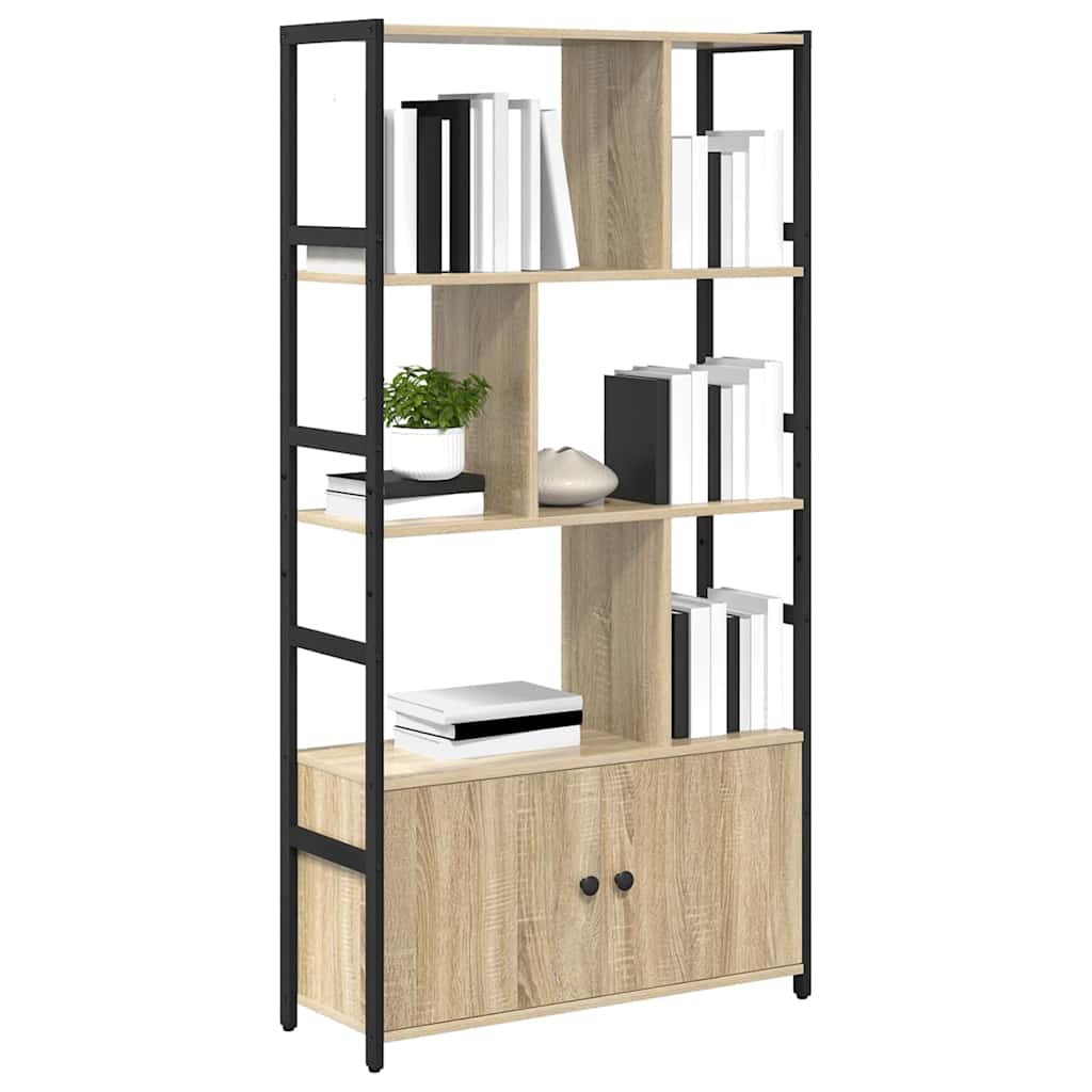 Boekenkast Sonoma Eiken 80 x 30 x 155,5 cm Bewerkt hout is nu te koop bij PeponiXL, paradijselijk wonen!