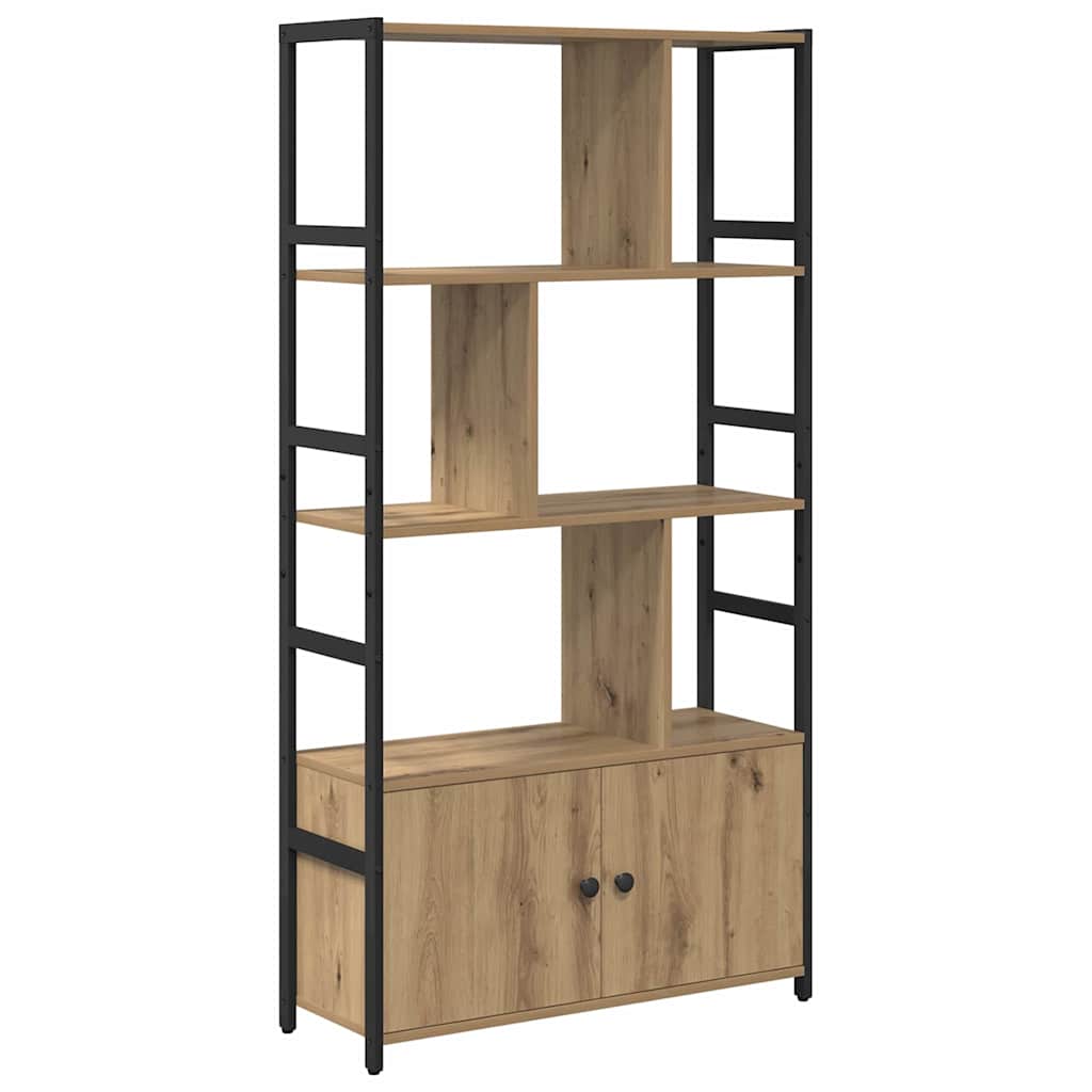 Boekenkast Artisan Eiken 80 x 30 x 155,5 cm Bewerkt hout is nu te koop bij PeponiXL, paradijselijk wonen!