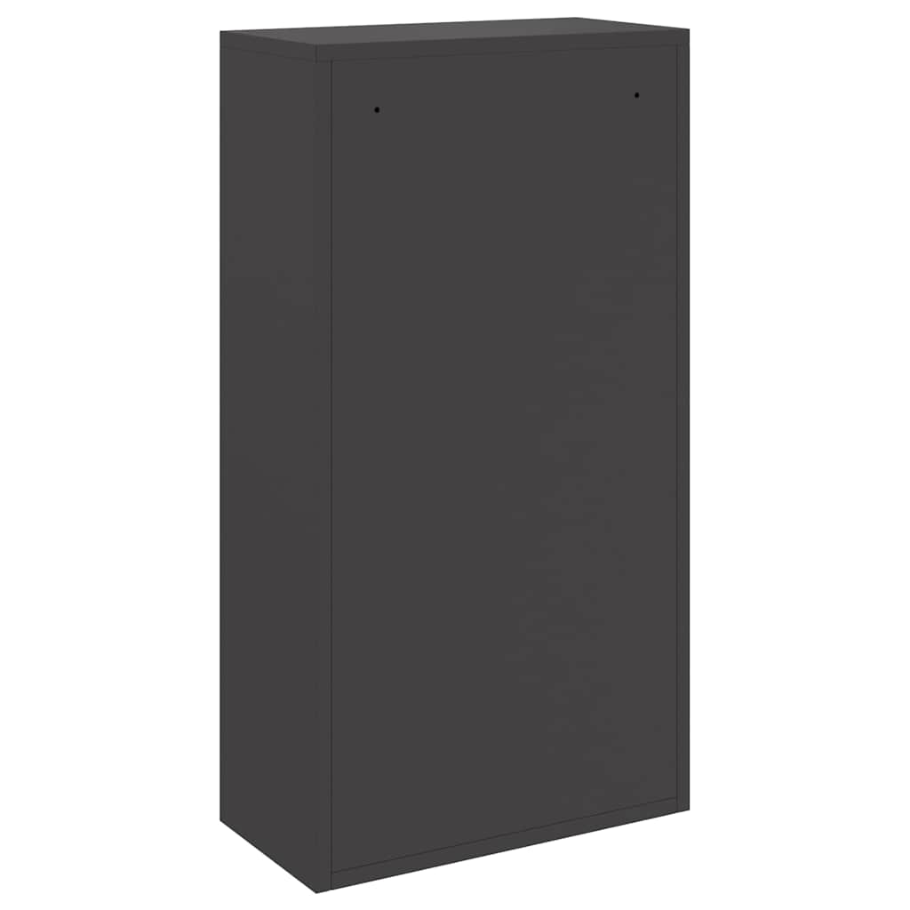 Pakket inwerp box met opslag Zwart 44 x 22 x 82 cm Staal is nu te koop bij PeponiXL, paradijselijk wonen!