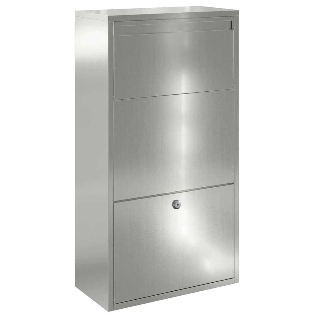 Pakket inwerp box Zilver 44 x 22 x 82 cm Gegalvaniseerd staal is nu te koop bij PeponiXL, paradijselijk wonen!