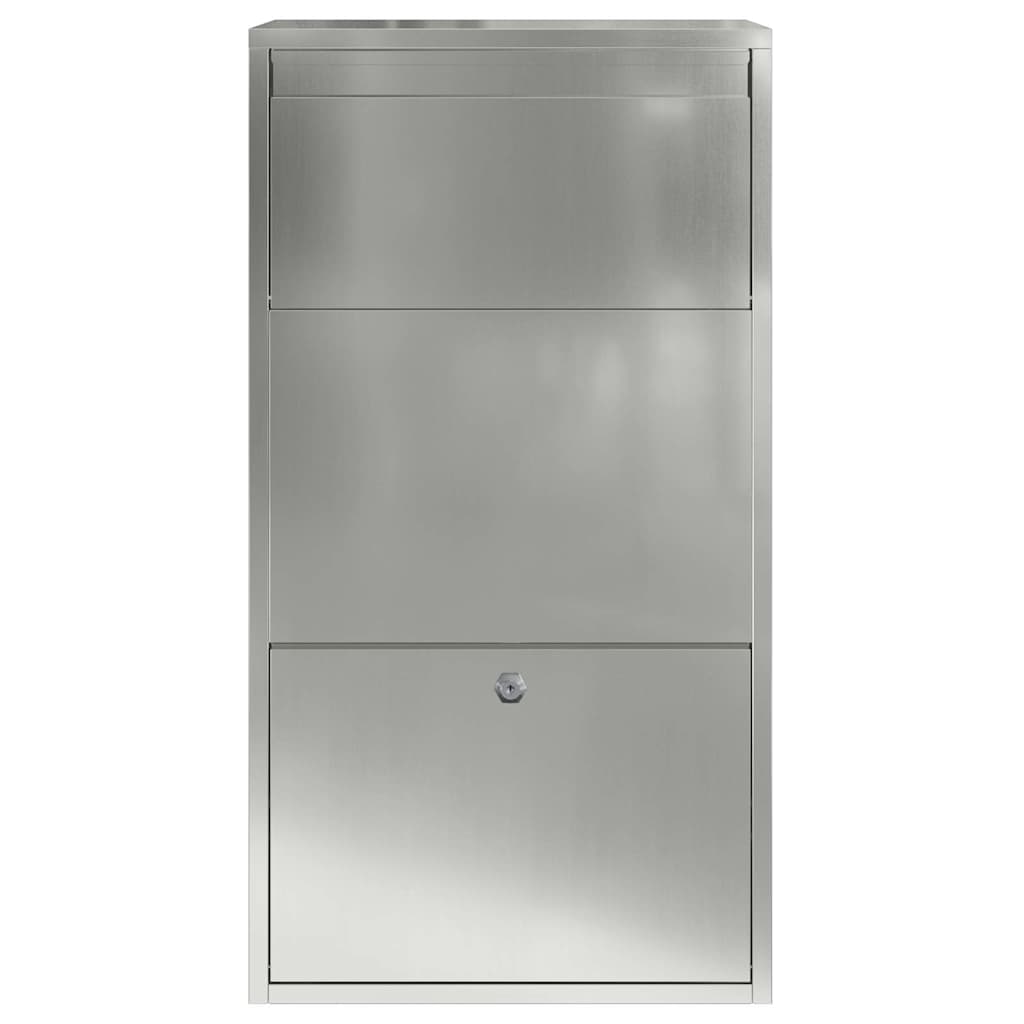 Pakket inwerp box Zilver 44 x 22 x 82 cm Gegalvaniseerd staal is nu te koop bij PeponiXL, paradijselijk wonen!