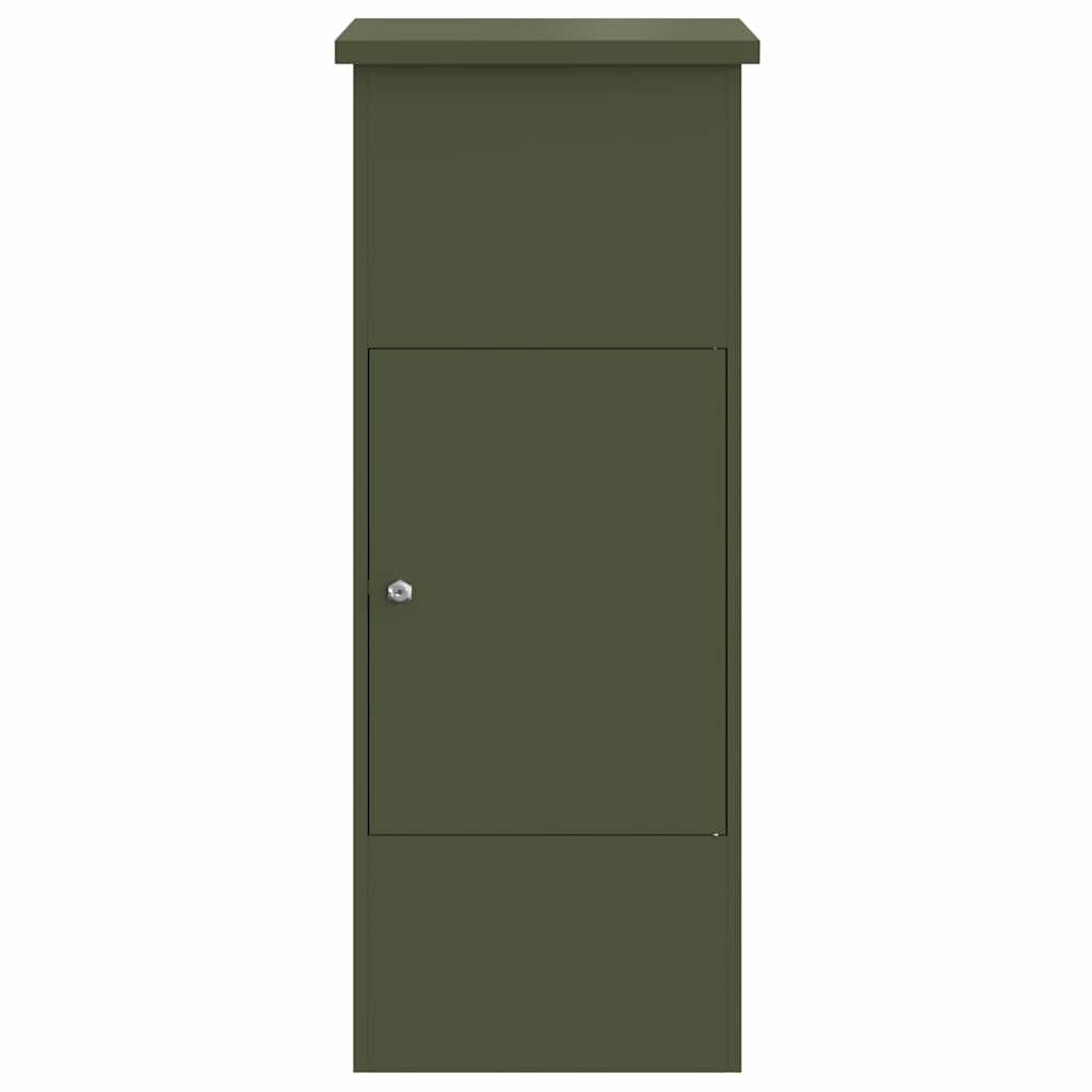 Pakket inwerp box Olijfgroen 44,5 x 29 x 110,5 cm Staal is nu te koop bij PeponiXL, paradijselijk wonen!