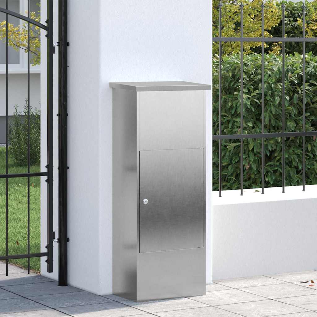 Pakket inwerp box Zilver 44,5 x 29 x 110,5 cm Roestvrij staal is nu te koop bij PeponiXL, paradijselijk wonen!