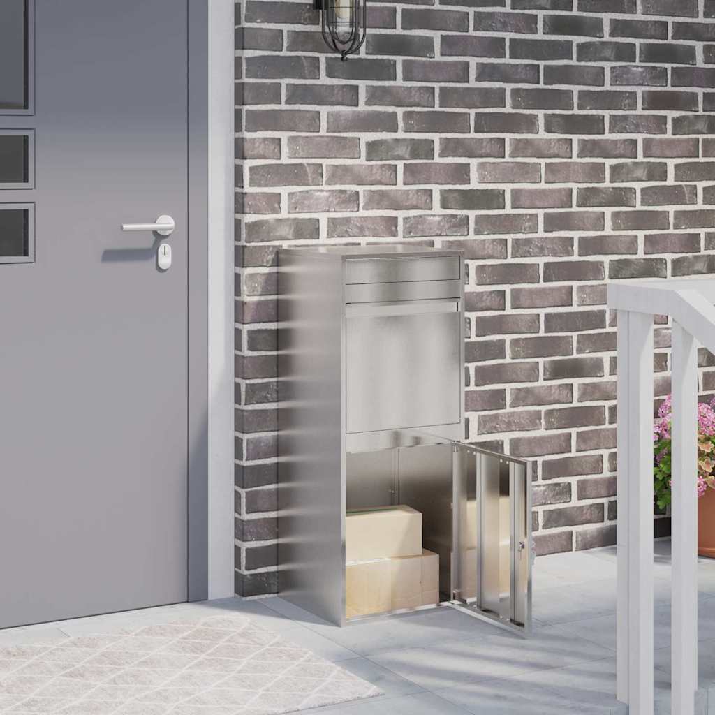 Pakket inwerp box Zilver 47,5 x 38 x 59 cm Roestvrij staal is nu te koop bij PeponiXL, paradijselijk wonen!