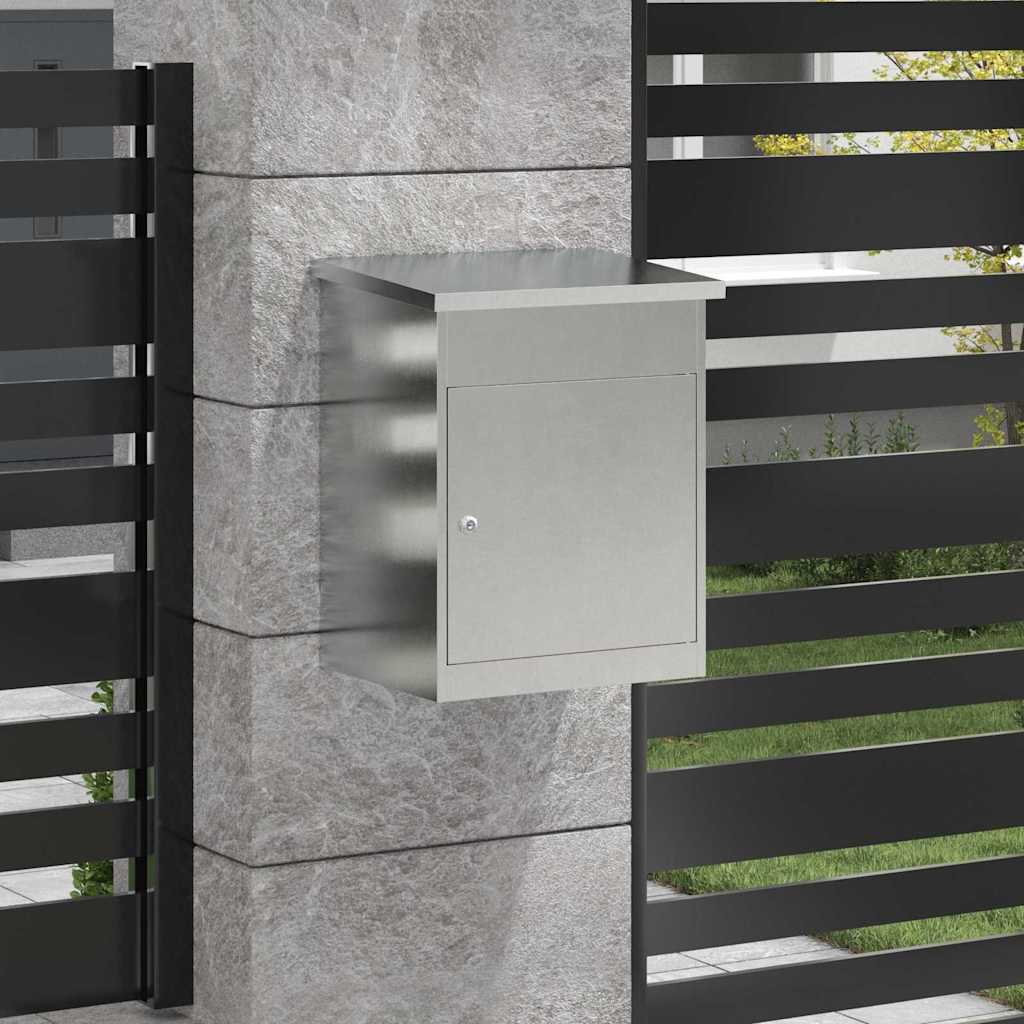 Pakket inwerp box Zilver 47,5 x 38 x 59 cm Roestvrij staal is nu te koop bij PeponiXL, paradijselijk wonen!