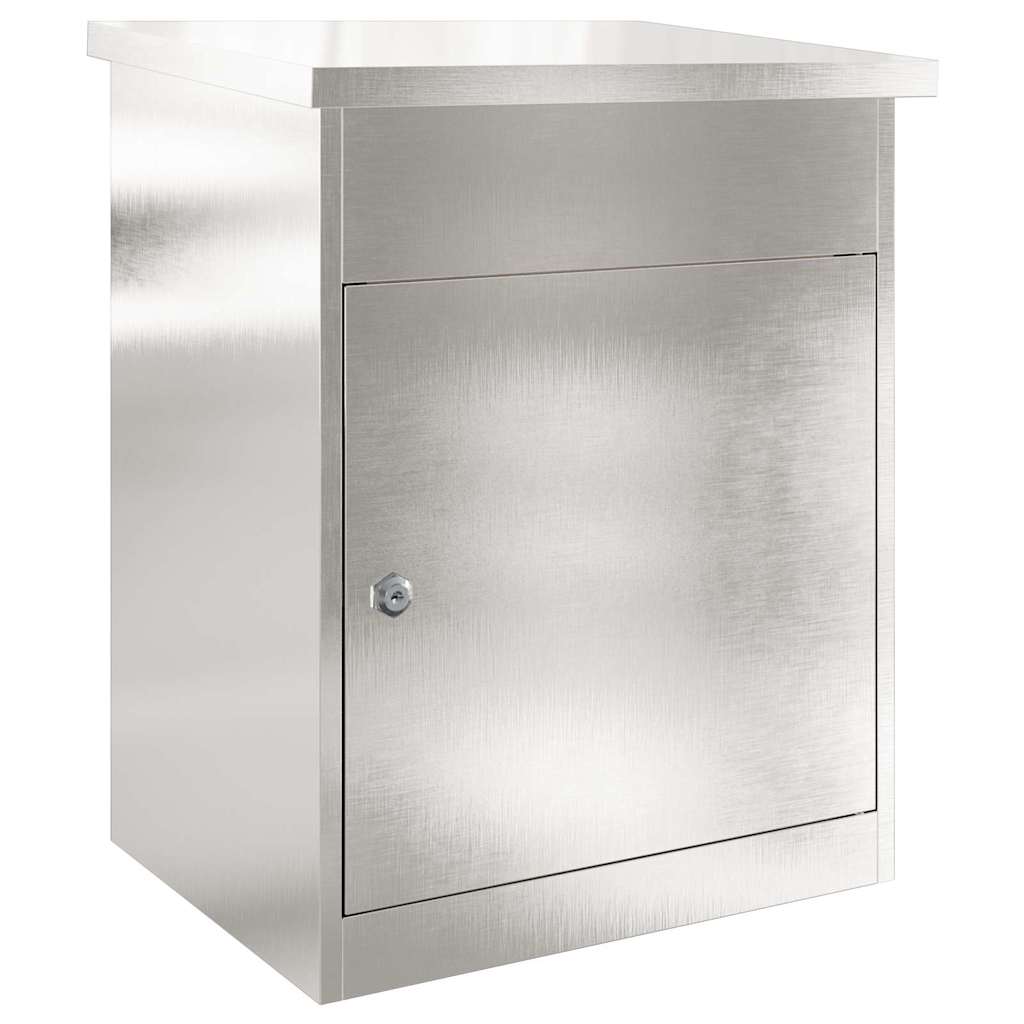 Pakket inwerp box Zilver 47,5 x 38 x 59 cm Roestvrij staal is nu te koop bij PeponiXL, paradijselijk wonen!