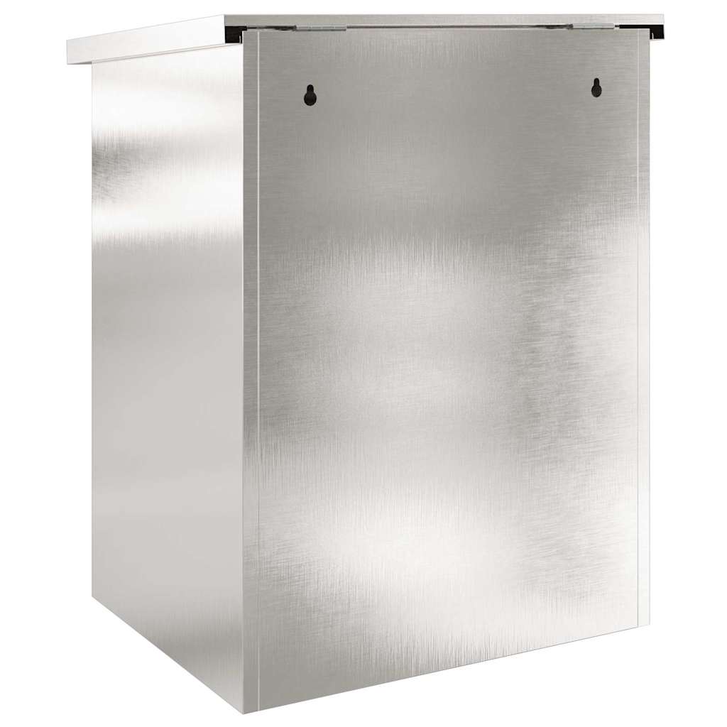 Pakket inwerp box Zilver 47,5 x 38 x 59 cm Roestvrij staal is nu te koop bij PeponiXL, paradijselijk wonen!