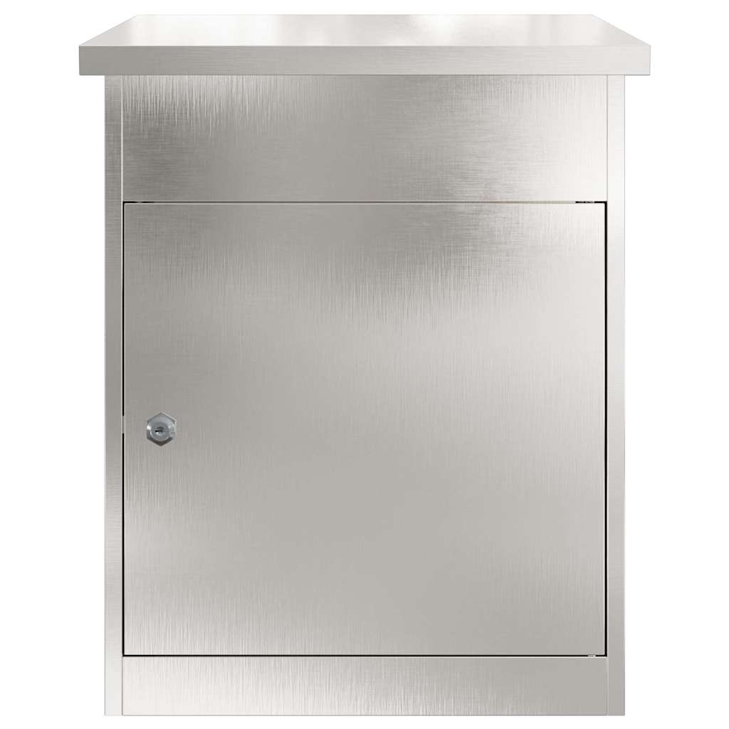 Pakket inwerp box Zilver 47,5 x 38 x 59 cm Roestvrij staal is nu te koop bij PeponiXL, paradijselijk wonen!