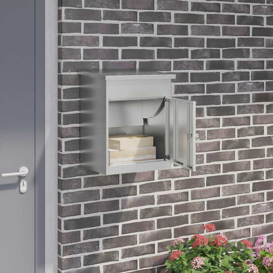 Pakket inwerp box Zwart 47,5 x 38 x 59 cm Gegalvaniseerd staal is nu te koop bij PeponiXL, paradijselijk wonen!